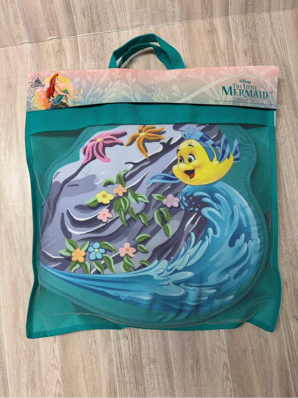 Disney Teal and Aqua Mermaid Wheelchair Costume Panels - Picture 2 of 4